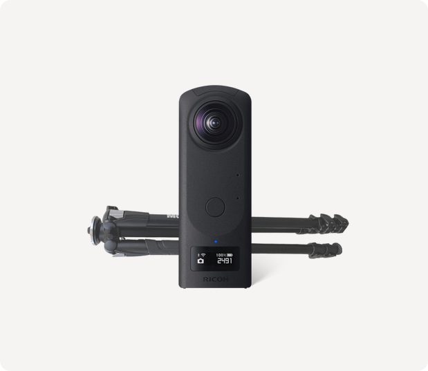 360 Camera with a Tripod